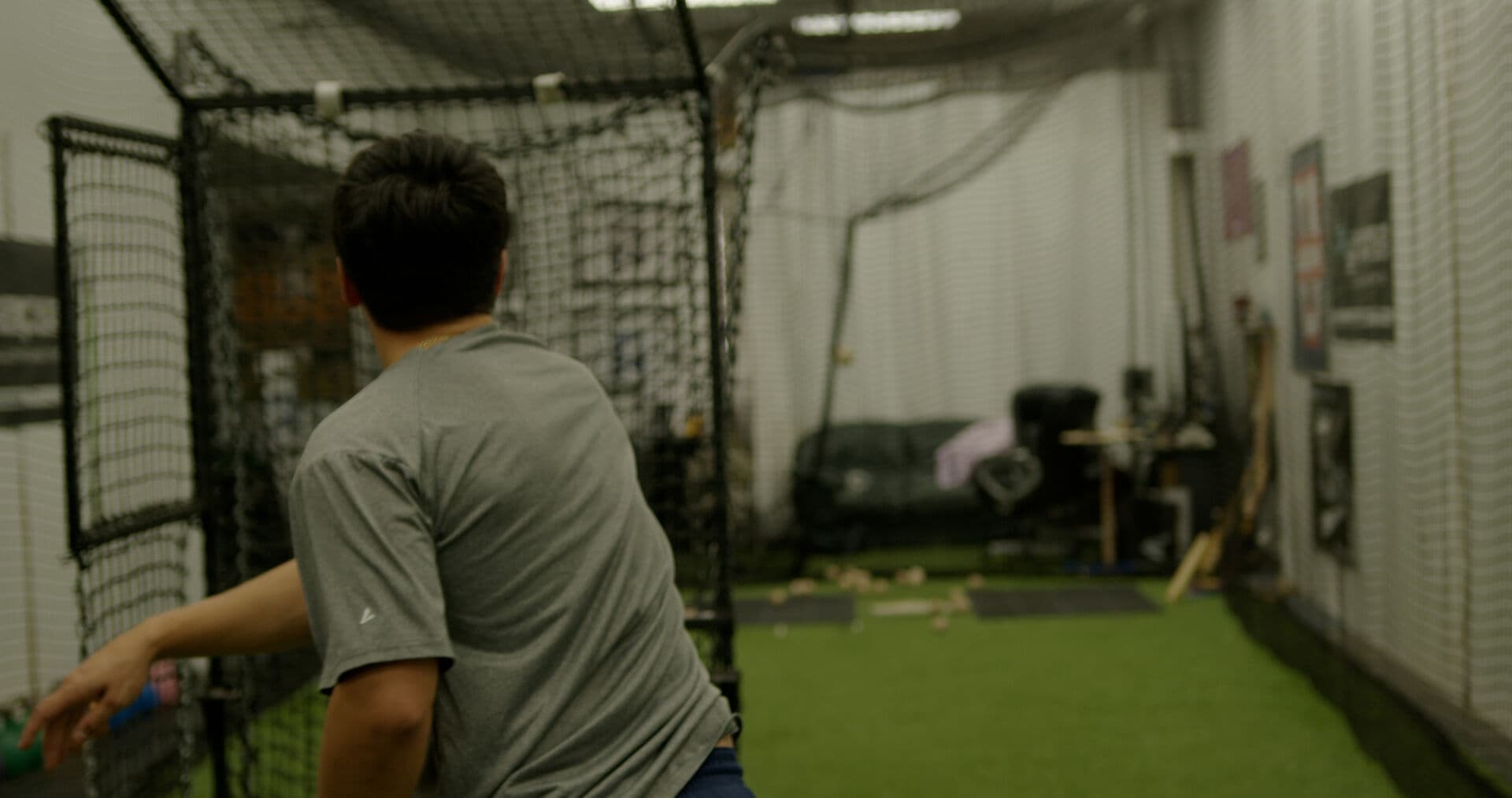 Pitching machine work